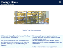 Tablet Screenshot of energygems.com